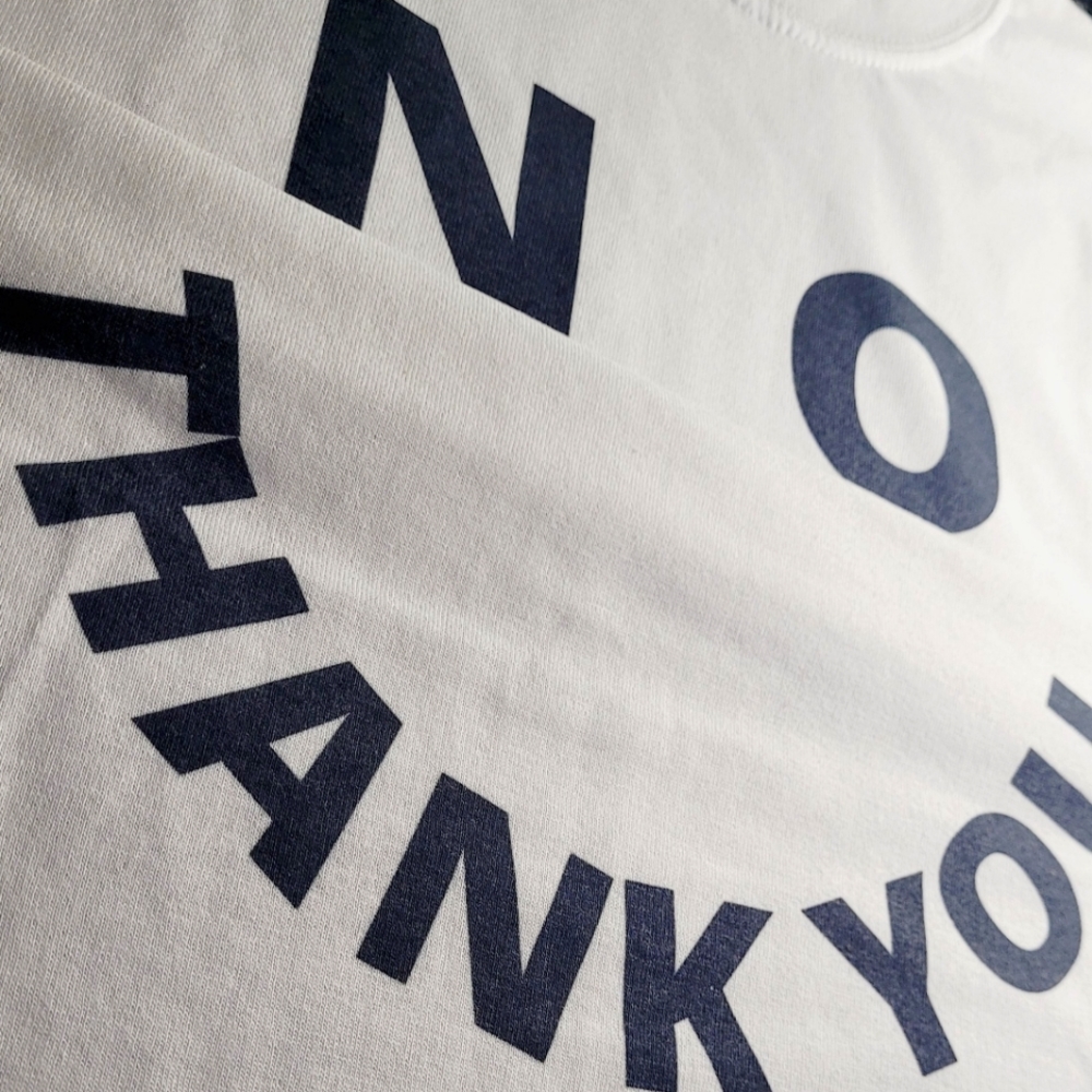 Funny Smiley Face No Thank You T-Shirt